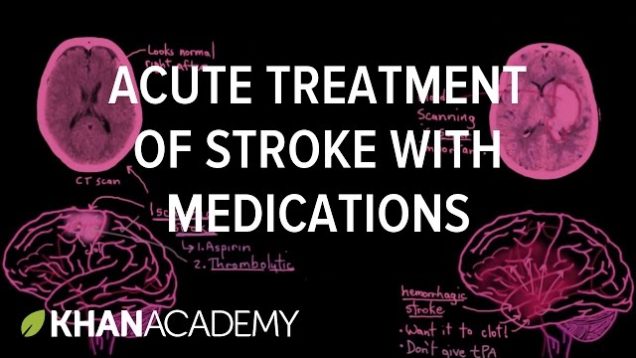 Acute treatment of stroke with medications | NCLEX-RN | Khan Academy