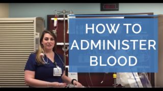 HOW TO ADMINISTER A BLOOD TRANSFUSION (LIVE DEMO) – Giving Blood as a Nurse