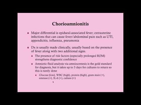 Chorioamnionitis – CRASH! Medical Review Series