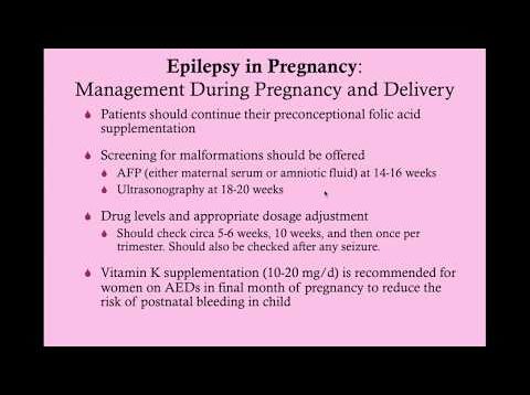 Epilepsy in Pregnancy – CRASH! Medical Review Series