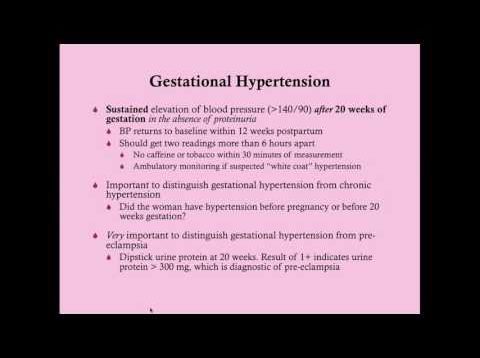 Gestational and Chronic Hypertension – CRASH! Medical Review Series