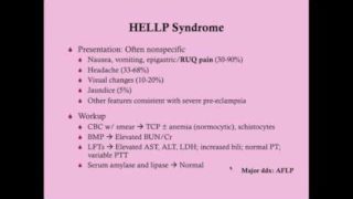 HELLP Syndrome – CRASH! Medical Review Series