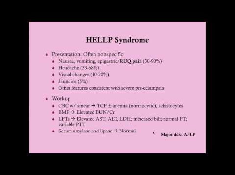 HELLP Syndrome – CRASH! Medical Review Series
