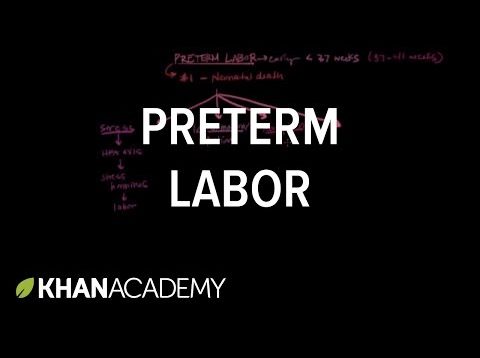 Preterm labor | Reproductive system physiology | NCLEX-RN | Khan Academy
