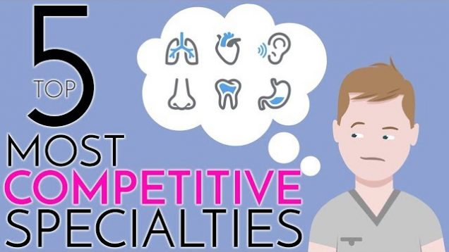 5 Most COMPETITIVE SPECIALTIES for Doctors