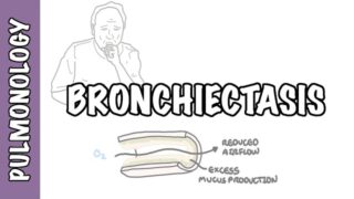 Bronchiectasis – causes, pathophysiology, signs and symptoms, investigations and treatment